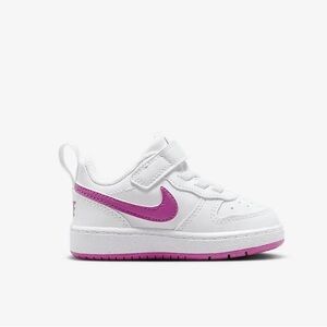 Nike Court Borough Low Recraft White/Hot Fuchsia 5C